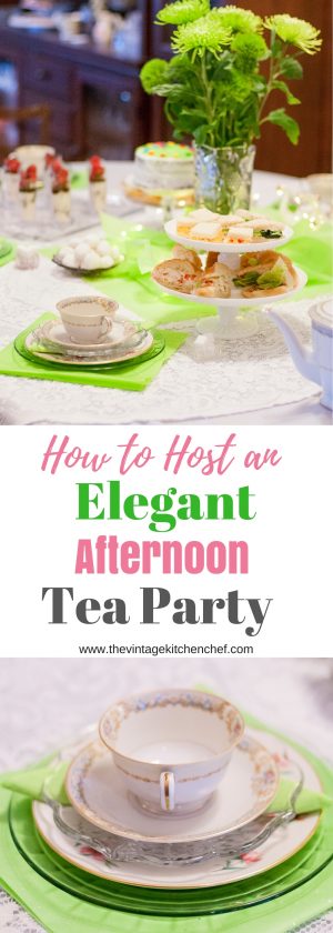 Hosting an elegant afternoon tea party is absolutely one of my favorite ...