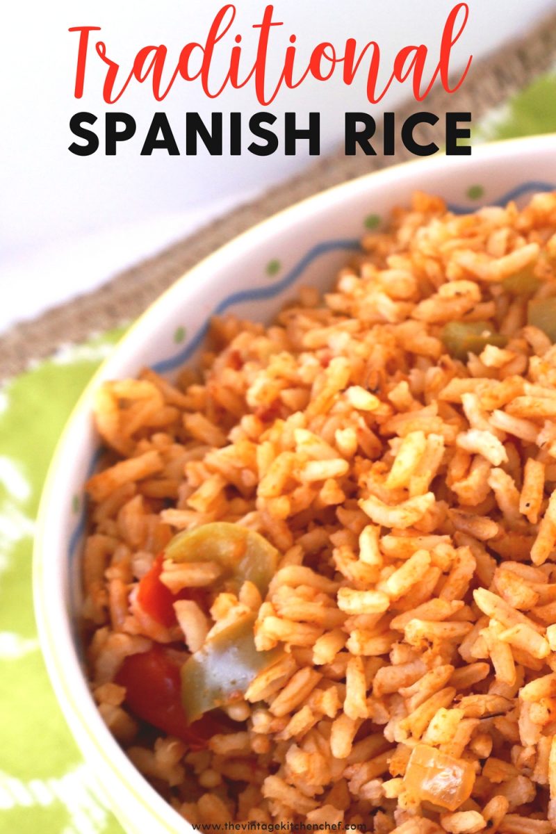 Easy and authentic Traditional Spanish Rice is the perfect