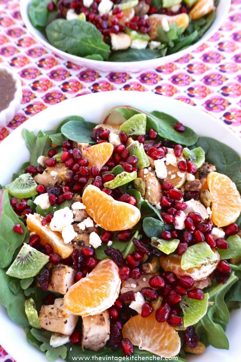 Lots of flavors and vibrant colors make this holiday salad one you'll ...