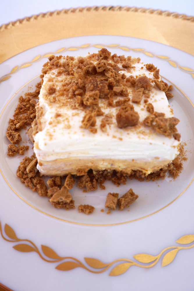 Gingersnap crust makes all the difference with this no-bake dessert ...