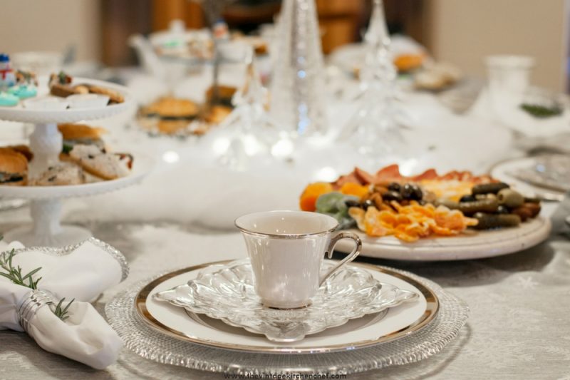 A magical Winter Wonderland Tea Party complete with sparkle, soft ...